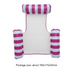 Hamac gonflable flottant en pvc, lit - balan�oire pliable, matelas a air, chaise longue pour sports d'eau, ...