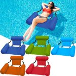 Hamac gonflable flottant en pvc pour piscine, matelas a air, chaise longue pour sports d'eau, plage, ...