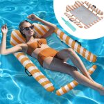 Hamac gonflable piscine, flottantes hamac, 4 - in - 1 lit flottant gonflable, hamac d'eau, chaise de ...