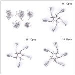 Hameon japonais invers, crochet a tte de gabarit en etain, support en titane et tungstne, barbel, ...