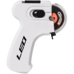 Hame�on de p�che automatique electrique a attache rapide, accessoire de p�che portable, blanc, l