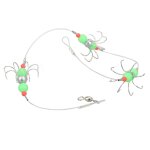 Hame�on de p�che lumineux en acier a haute teneur en carbone, hame�on de p�che a ardillon, 2025