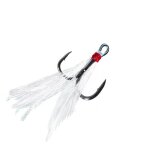 Hame�on de route a triple crochet en acier a haut teneur en carbone pour p�che a la ligne noire de nickel ...