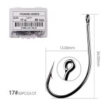 Hameons triples en acier a haute teneur en carbone, crochets circulaires barbels, accessoires de pche ...