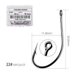 Hameons triples en acier a haute teneur en carbone, crochets circulaires barbels, accessoires de pche ...