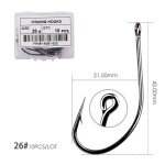 Hameons triples en acier a haute teneur en carbone, crochets circulaires barbels, accessoires de pche ...