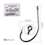 Hameons triples en acier a haute teneur en carbone, crochets circulaires barbels, accessoires de pche ...