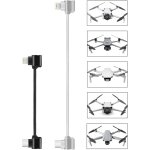 Hamiltion - lot de 2 cbles pour dji type c pour ios phone or ipad pour dji mini 4 pro, mini 3 pro, mavic ...