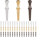 Hamiltion - 48pcs cheville de planche de cribbage, pinces a cribbage polyvalentes en laiton chevilles ...