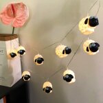 Hamiltion - guirlande lumineuse fantaisie 1, 65 m 10 led en forme de mouton pour chambre d'enfant, veilleuse ...