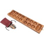 Hamiltion - kalaha gr. l - hus - bao - jeu de haricots - jeu de pierres prcieuses - jeu de galets en ...