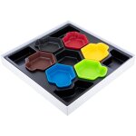 Hamiltion - shell core box - 6 plateaux de jetons colorés et une boîte de rangement pour les accessoires ... Hamiltion - shell core box - 6 plateaux de jetons colorés et une boîte de rangement pour les accessoires ...