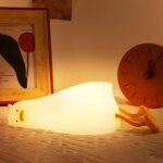 Hamiltion - veilleuse plate en forme de canard allongé en silicone souple - avec contrôle tactile - rechargeab ... Hamiltion - veilleuse plate en forme de canard allongé en silicone souple - avec contrôle tactile - rechargeab ...