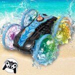 Hamiltion - voiture tlcommande enfant 4wd, 360rotation camion cascadeuse avec feux de roue, stunt ...