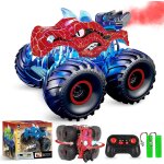 Hamiltion - voiture tlcommande monster dinosaure camion pour enfants a partir de 3, 4, 5, 6, 7, 8 ...