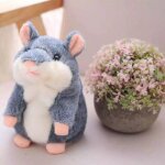 Hamster parlant rptant ce que vous dites, animal en peluche parlant, jouet educatif prcoce, amusant, ...