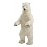 Hansa peluche geante ours polaire dresse 150 cm h et 65 cm l Hansa peluche geante ours polaire dresse 150 cm h et 65 cm l