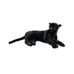 Hansa peluche geante panthere noire couchee 100cml