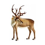 Hansa peluche geante renne 95cmh 90cml