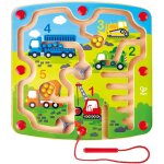 Hape construction en bois et labyrinthe magn�tique num�rique