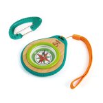 Hape jeu dext�rieur exploration en bambou nature fun - ensemble boussole - d�s 4 ans et +