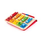 Hape jouet dveil musical en bois - xylophone trieur de formes - ds 12 mois et +