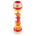 Hape jouet d'�veil musical en bois - b�ton de pluie rouge - d�s la naissance