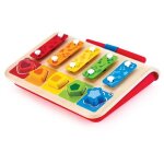 Hape jouet d'�veil musical en bois - xylophone trieur de formes - d�s 12 mois et +
