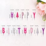 Happy birthday bougies lettres, 13 colorées bougies alphabet pour gâteau avec lettres epaisses cire set ... Happy birthday bougies lettres, 13 colorées bougies alphabet pour gâteau avec lettres epaisses cire set ...