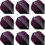 Hardcore ionic circles lot de 3 ailettes pour flchettes (9 ailettes au total)