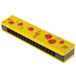 Harmonica mignon a 16 trous pour enfants, instrument a vent pour dbutant, jouet musical educatif en ...
