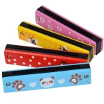 Harmonica mignon a 16 trous, jouets educatifs montessori, motifs de dessin anim�, instrument a vent pour ...