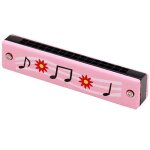 Harmonica mignon a 16 trous, jouets educatifs montessori, motifs de dessin anim, instrument a vent pour ...
