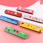 Harmonica peint en bois a double rangée pour enfants, jouet d'éveil créatif, instrument musical, jouet ... Harmonica peint en bois a double rangée pour enfants, jouet d'éveil créatif, instrument musical, jouet ...