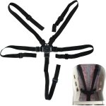 Harnais chaise haute, harnais de sécurité universel pour bébé sangle de sécurité pour poussette attache ... Harnais chaise haute, harnais de sécurité universel pour bébé sangle de sécurité pour poussette attache ...