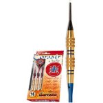 Harrows - jeu de 3 fl�chettes - embout nylon - corsaire bleue - 16 gk2