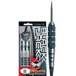 Harrows - jeu de 3 fl�chettes - embout acier - black jack - 22 gk