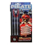 Harrows - jeu de 3 fl�chettes - embout nylon - pirate bleue - 16 gk