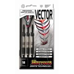 Harrows - jeu de 3 fl�chettes - embout nylon - vector nickel rouge - 18 gk