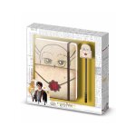 Harry potter - carnet de notes avec stylo set cadeau letter