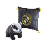 Harry potter - oreiller avec peluche house mascot hufflepuff