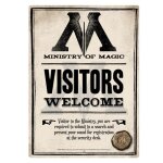 Harry potter: signe en m�tal du minist�re de la magie - half moon bay hmbssa5hp08