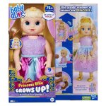 Hasbro baby alive poupe princesse ellie grandit ! cheveux blonds