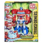 Hasbro transformers bumblebee cyberverse adventures optimus prime a conversion en roulant