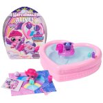 Hatchimals alive, neon rainbow bestie pool party, coffret avec 2 mini - figurines amies dans des oeufs ...