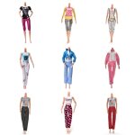 Haut + pantalon / ensemble, costume a la mode, tenue d'�t� et d'automne, v�tements pour poup�e, jouets, ...