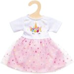 Heless robe de poupe licorne 28 - 35 cm blanc / rose 2 - pices