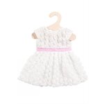 Heless robe avec des roses (blanc / rose) taille 28 - 35cm Heless robe avec des roses (blanc / rose) taille 28 - 35cm