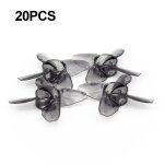 Hlice a 4 lames de 40mm, 10 paires, 20 pices / lot, pour modles emax tinyhawk fpv, drone de course ...