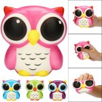 Hibou aux grands yeux, a monte lente, jumbo, parfum, anti - stress, dcorations a pression, jouets ...